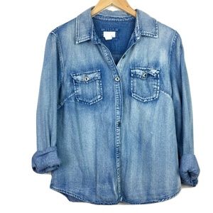 Forever21 Chambray Button-Down Shirt